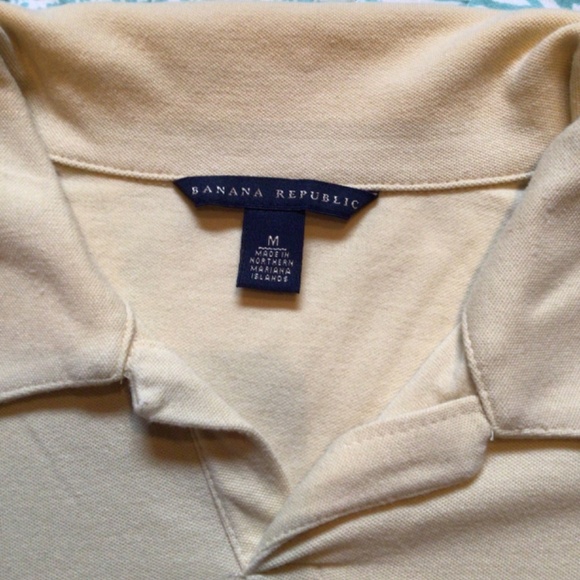 Banana Republic , polo medium, yellow - Picture 3 of 3